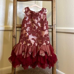 Biscotti Collezioni Red Formal Dress